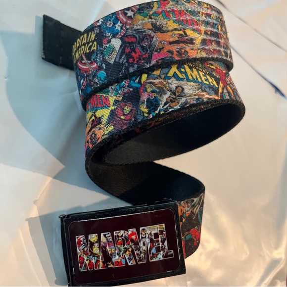 X-men marvel super hero Ratchet Belt Hulk Spider Man Thor Iron Man comics 45” L - Picture 15 of 15